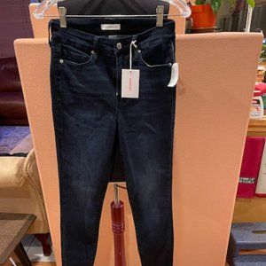 GOOD AMERICAN- GOOD LEGS Style Sz 6  Dark Wash Stretch Denim Jeans NWT